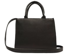 Bolsa Tote Preta Monocolor Média