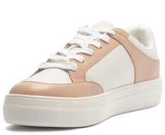 Tênis Recortes Rosa Ayla Branco