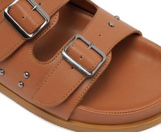 Papete Tachas Rockstar Marrom