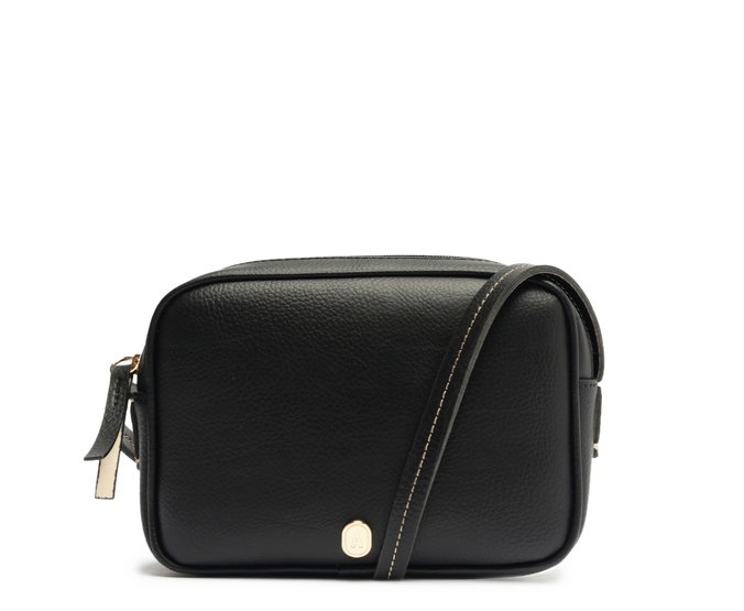 Bolsa Tiracolo Pequena Cápsula Preta