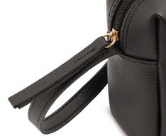 Bolsa Tiracolo Média Arredondada Preta