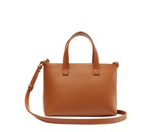 Bolsa Tote Média Cadeado Marrom