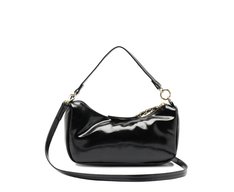 Bolsa Tiracolo Média Pingente Preta