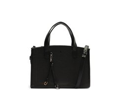 Bolsa Tote Média Estruturada Preta