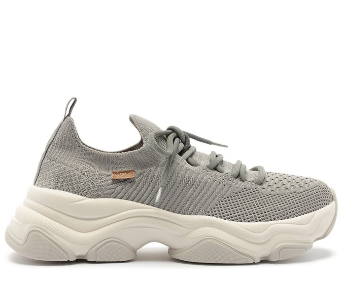 Tênis Runner Knit Cinza