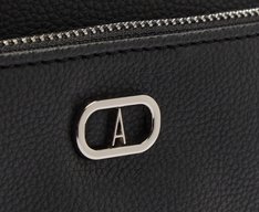 Bolsa Tiracolo Média Floater Gorgurão Preta