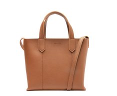 Bolsa Tote Média Marrom Monocolor