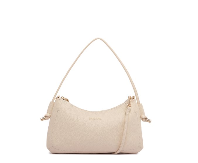 Bolsa Tiracolo Média Baguete Box Branca