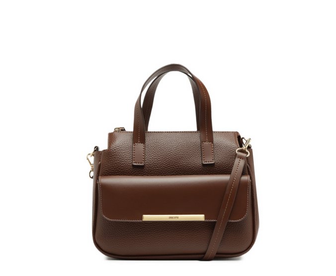 Bolsa Tote Média Valentina Marrom