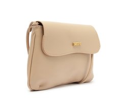 Bolsa Tiracolo Média Dome Bege