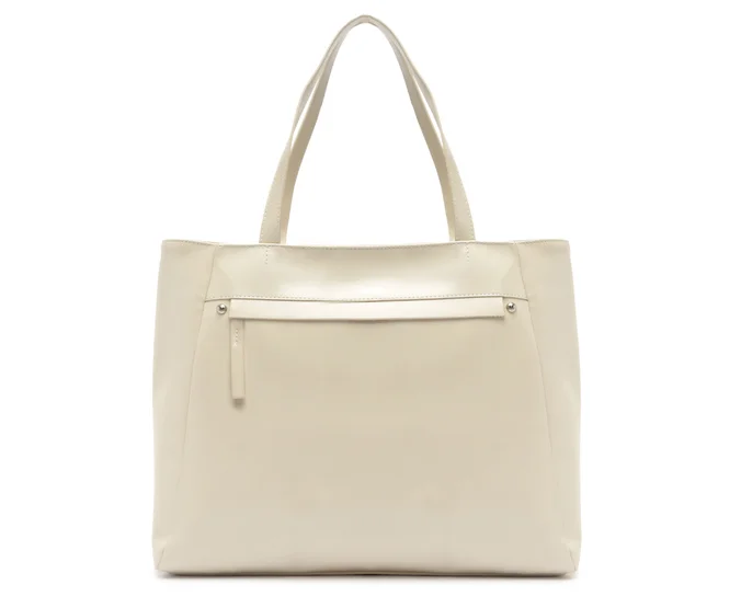 Bolsa Shopping Grande Bolso Frontal Branco Off