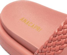 Papete Tiras Trançadas Rosa