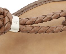 Sandália Slim Chicote Marrom
