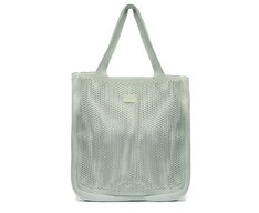 Bolsa Shopping Grande Knit Natural Verde