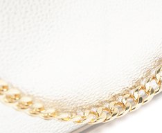 Bolsa Tiracolo Pequena Corrente Prata