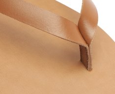 Rasteira Slim Tira Única Couro Marrom