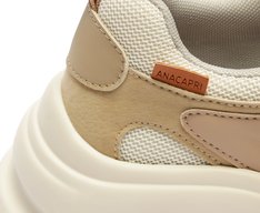 Tênis Chunky Vivi Branco e Bege