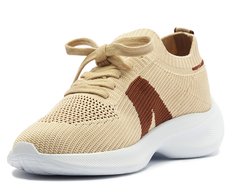 Tênis Knit Sporty New Ana Bege