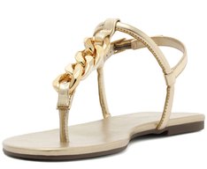 Rasteira Corrente Slim Dourada