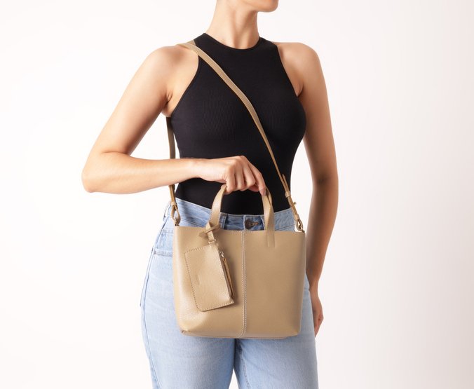 Bolsa Tote Grande Floater Bege