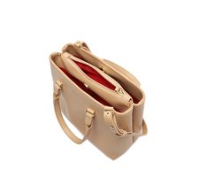 Bolsa Tote Média Divisórias Rosa
