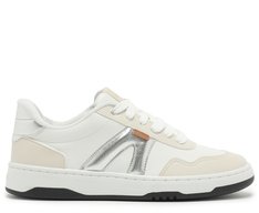 Tênis AC1119 Branco E Prata