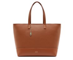 Bolsa Shopping Grande Lisa Chaveiro Marrom