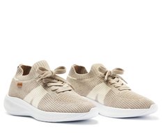 Tênis Knit Sporty New Ana Cinza