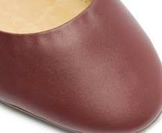 Sapatilha Slingback Bico Quadrado Basic Rosa
