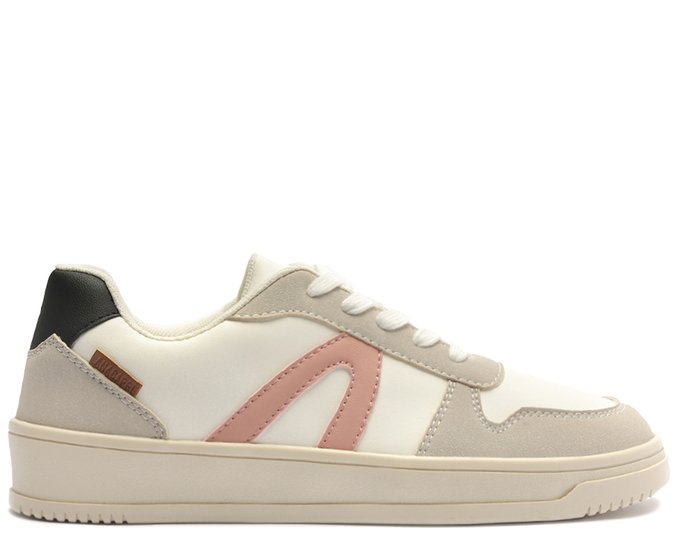Tênis Eco Dalian Cinza e Rosa | Anacapri