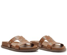 Papete Recortes Tira H Tachas Multicolor E Marrom