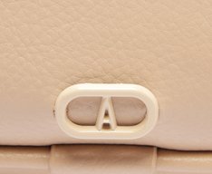 Bolsa Tiracolo Pequena Cápsula Mono Arredondada Bege