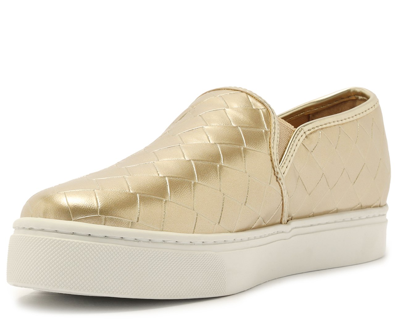 T nis Slip On Texturas Dourado Anacapri