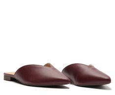 Mule Bico Fino Roxa