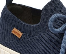 Tênis de Amarrar Basic Azul Alê Knit