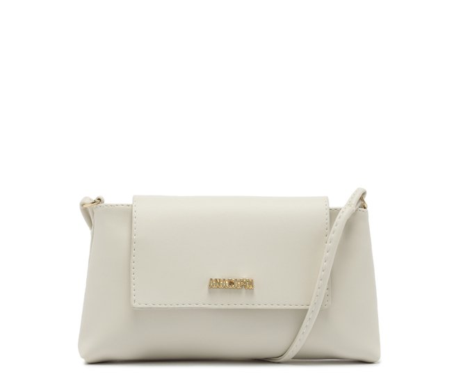 Bolsa Tiracolo Pequena Envelope Branca