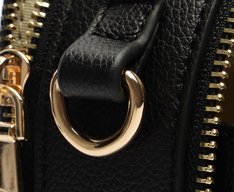 Bolsa Tiracolo Média Alça Redonda Preta