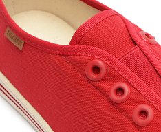 Tênis Slip On Lona Alê Vermelho