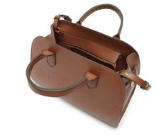 Bolsa Tote Grande Zíper Helena Marrom