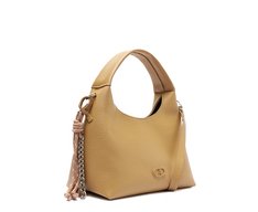 Bolsa Tiracolo Média Merlot Bege