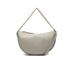 Bolsa Tiracolo Média Meia Lua Cinza