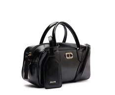 Bolsa Tote Média Bag Charm Tag Preta