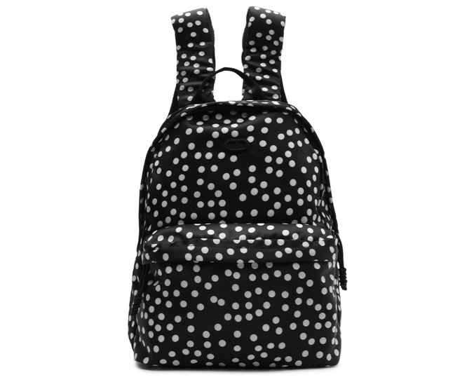 Mochila Grande Puxador Detalhe Nó Preta Poá