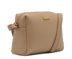 Bolsa Tiracolo Média Arredondada Bege