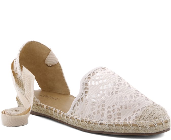 Espadrille Renda Branca | Anacapri