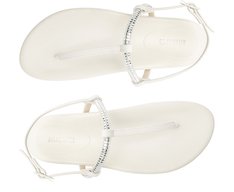 Papete Slim Tira Glam Branca