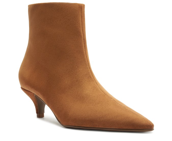 Bota Salto Fino Marrom