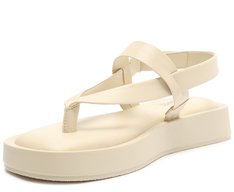 Sandália Papete de Dedo Branca Comfy
