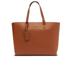 Bolsa shopping Grande Bag Charm Marrom