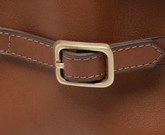 Bolsa Tote Grande Zíper Helena Marrom